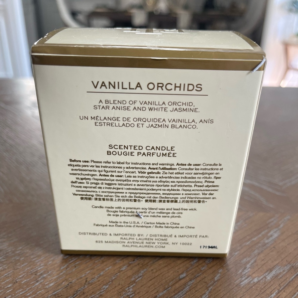 Ralph Lauren Vanilla Orchid 7.2 oz Scented Candle NEW single wick - Picture 4 of 10